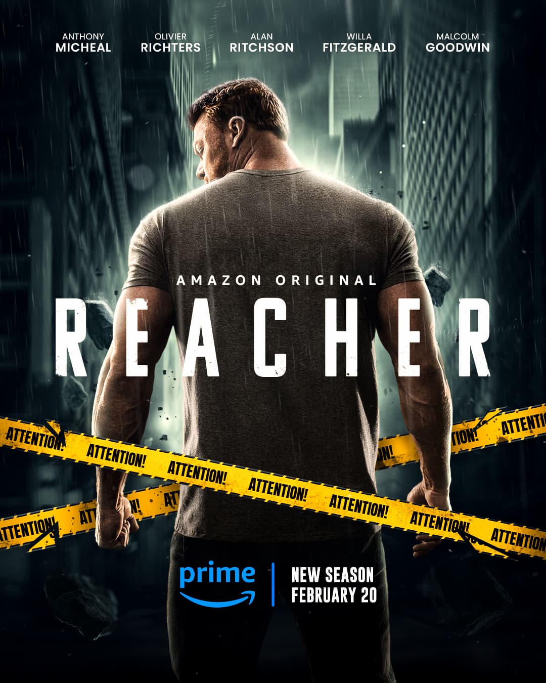 Reacher Tv Series Poster Design cover