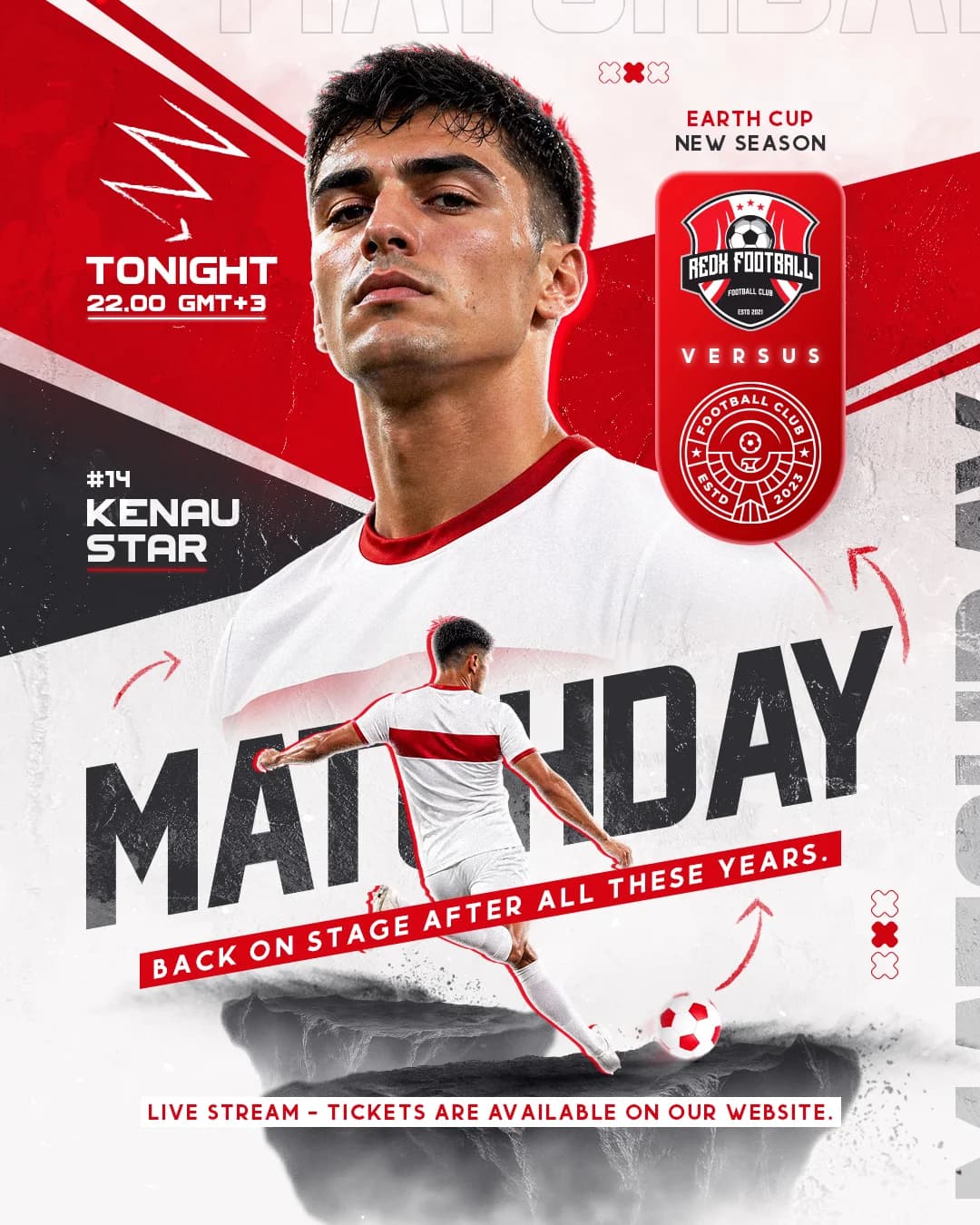 World Cup Turkiye Theme Instagram Post Template 1