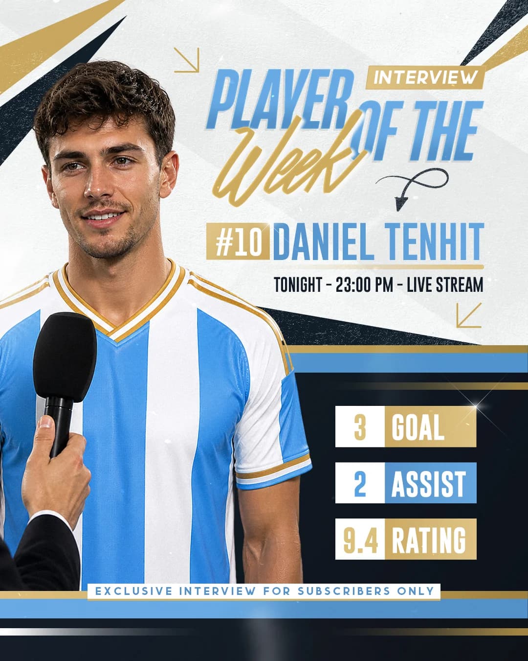 World Cup Argentine Theme Instagram Post Template 3