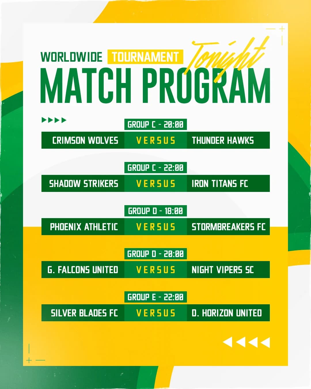 World Cup Brasil Theme Instagram Post Template 2