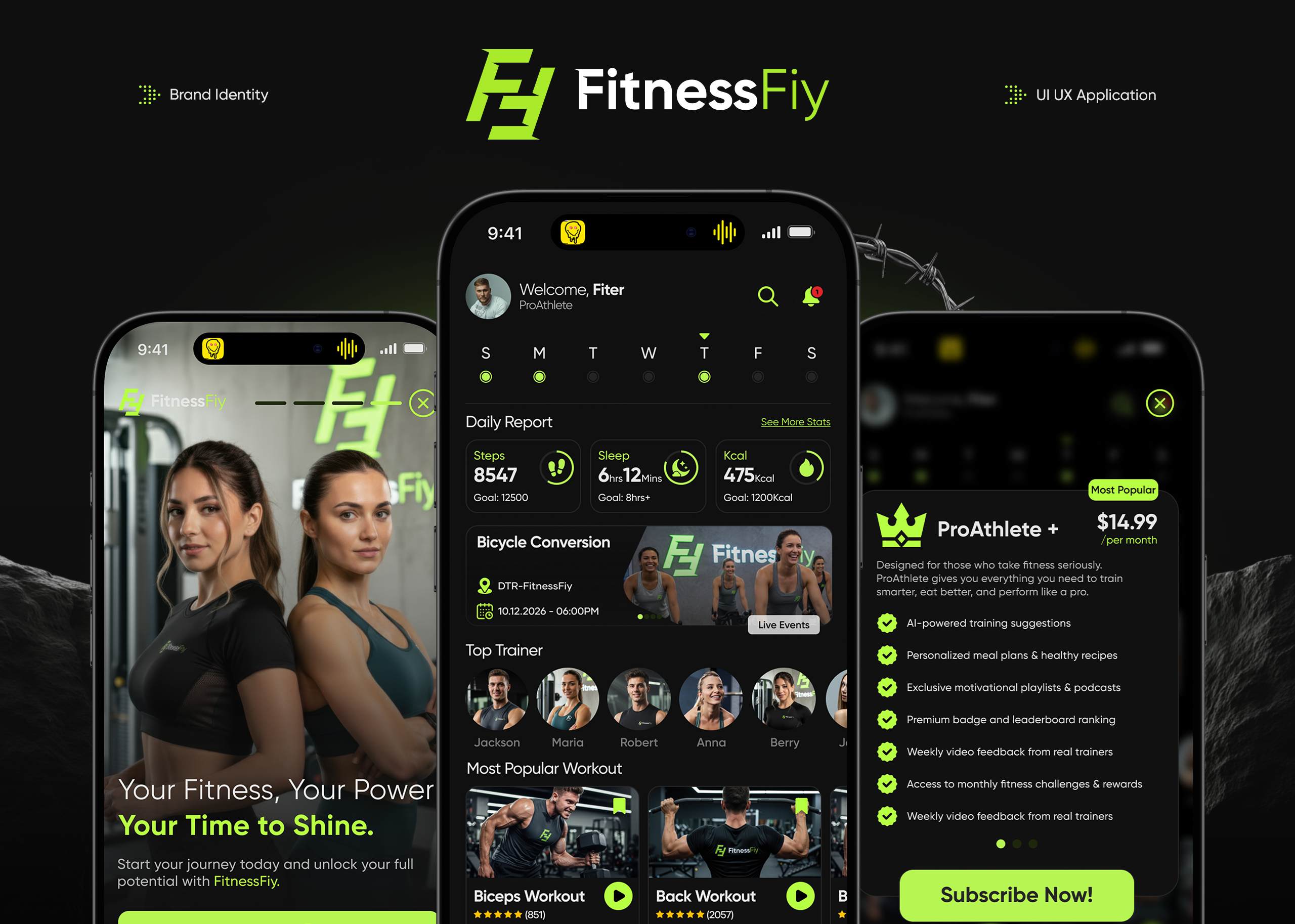 FitnessFiy hero showcase