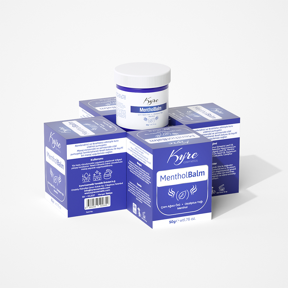 Kyre Menthol Balm Package collage 3