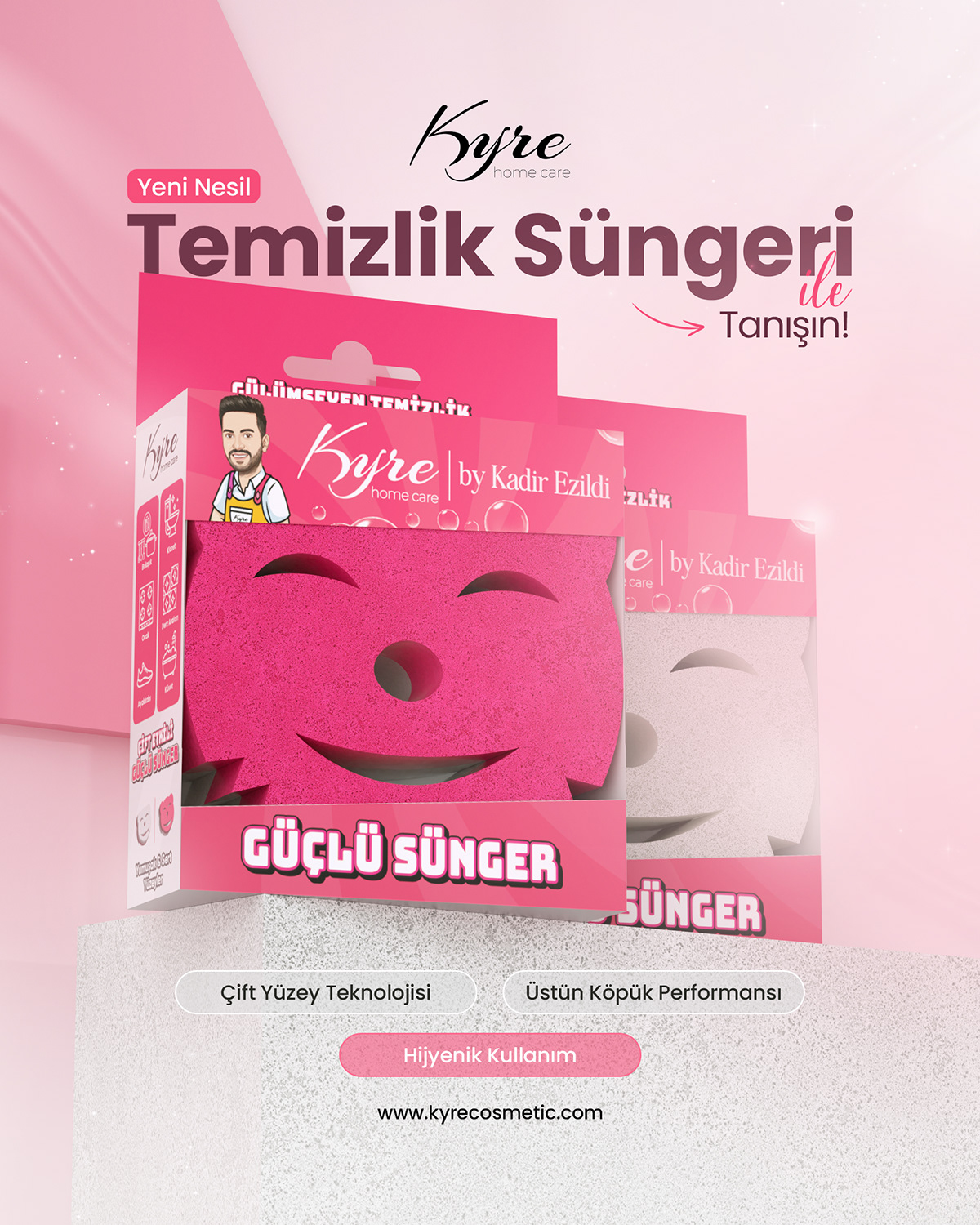 Güçlü Sünger Package Design collage 1