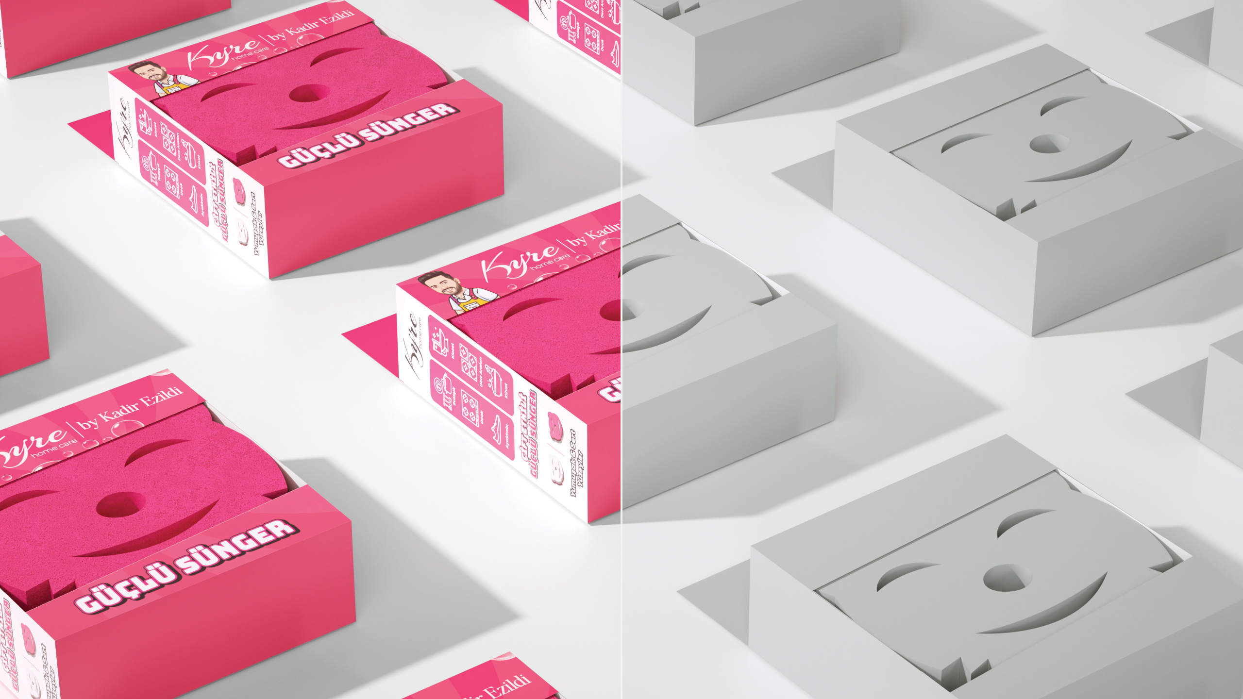 Güçlü Sünger Package Design preview