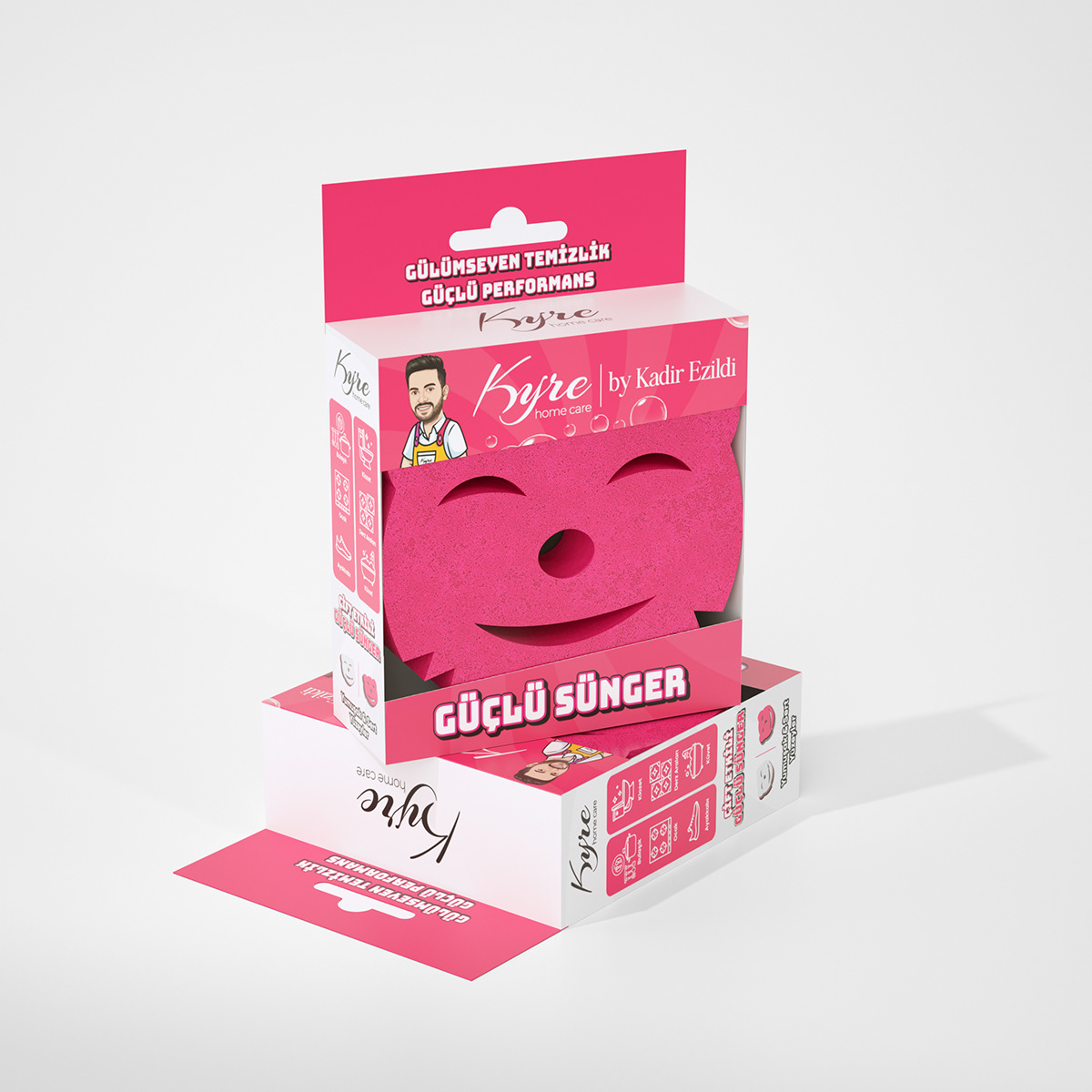 Güçlü Sünger Package Design cover